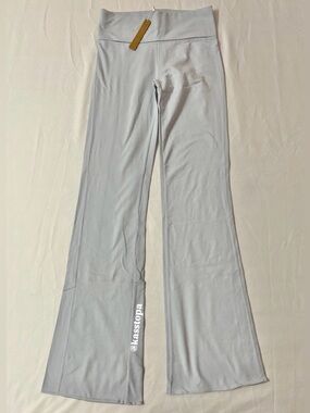 SKIMS Cotton Jersey Foldover Flare Pants Sweatpants